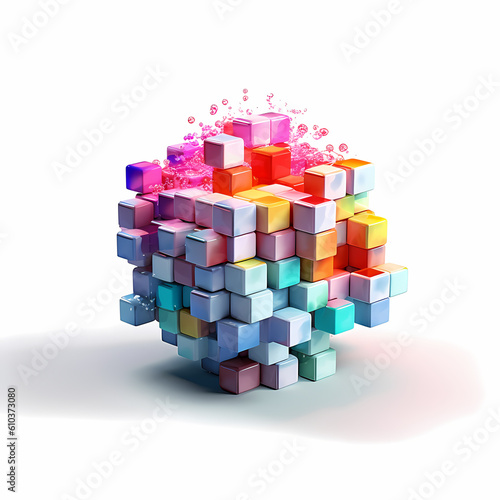 Colourful cubes