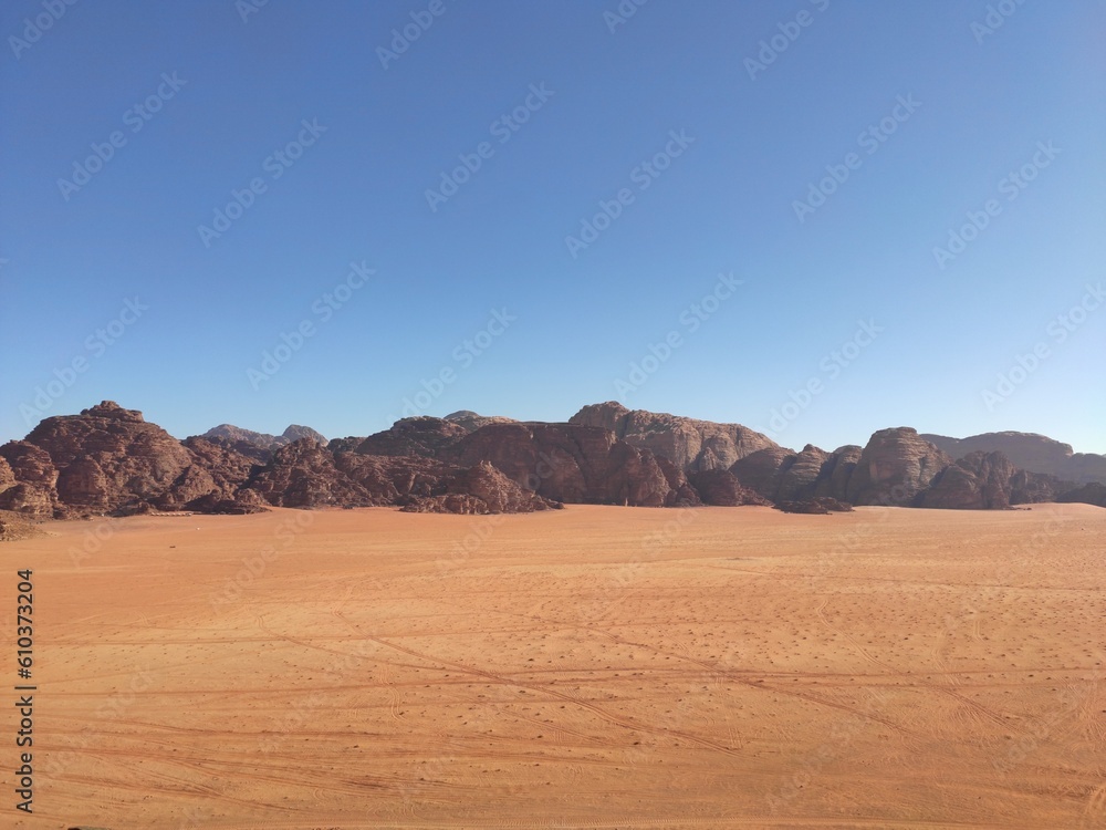 Wadi Rum desert at Jordan