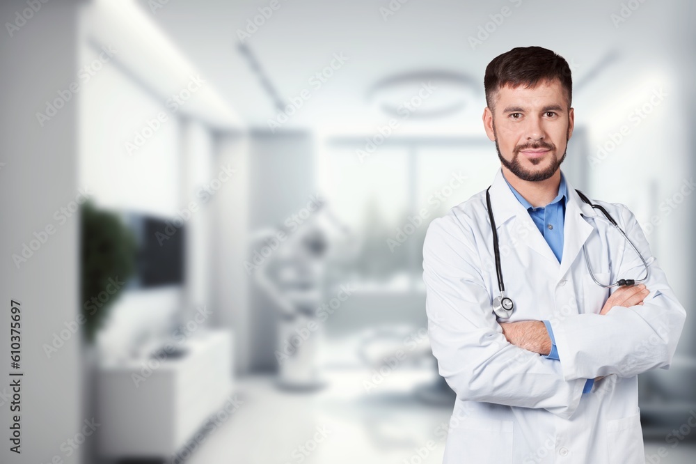 Healthcare, medical concept. Portrait of male doctor Healthcare, medical concept. Portrait of male doctor