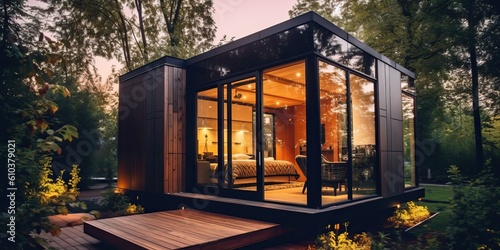 Tiny house with amazing des...