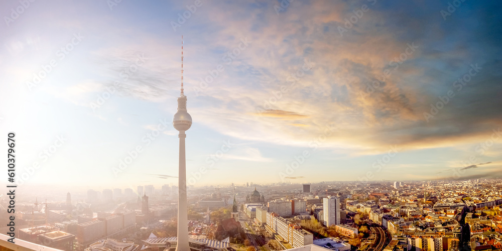 Fototapeta premium Fernsehturm, Berlin, Deutschland 