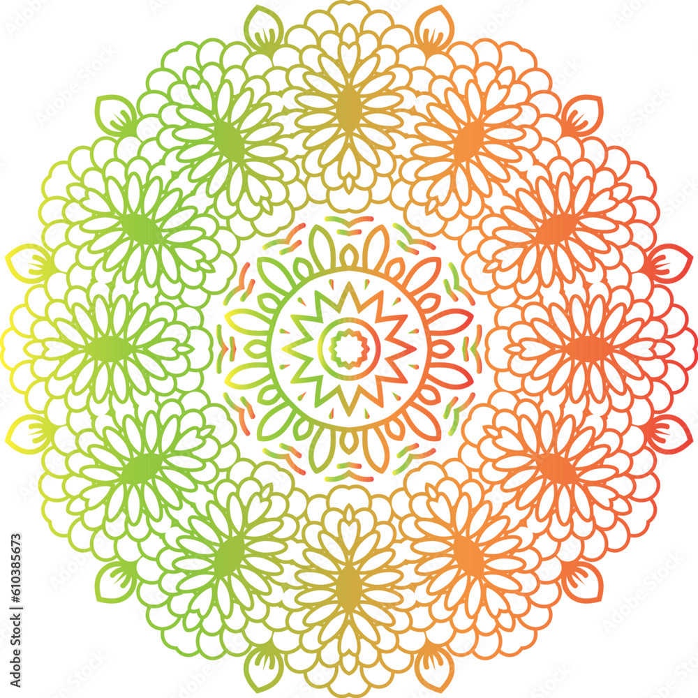 Easter Mandala Decorative Easter Mandala Decorative