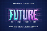 Future Editable Text Effect Urban Street Wear Style Premium Vector