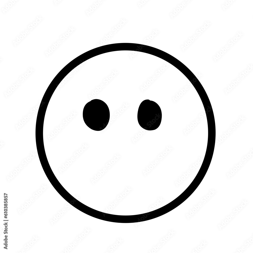 Hand Drawn Emojis. Black and White Design Stock Vector Adobe Stock