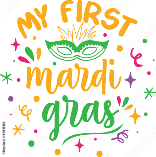 Mardi gras svg t shirt Design