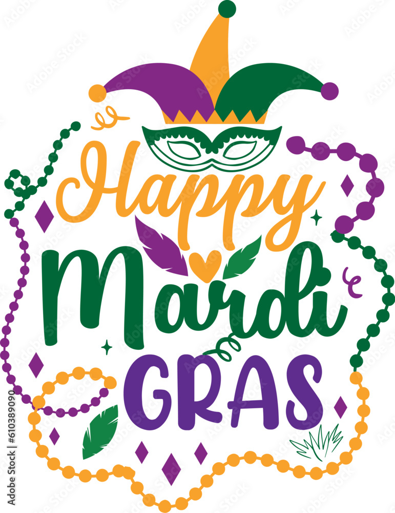 Mardi gras svg t shirt Design