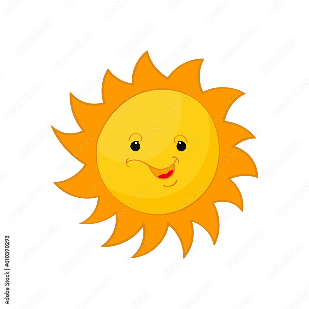 sun with a smile