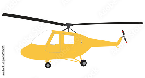 Helicopter icon flying sketch flat sketch © SyedTaufeeq