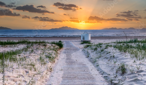 Sunrise over the sea