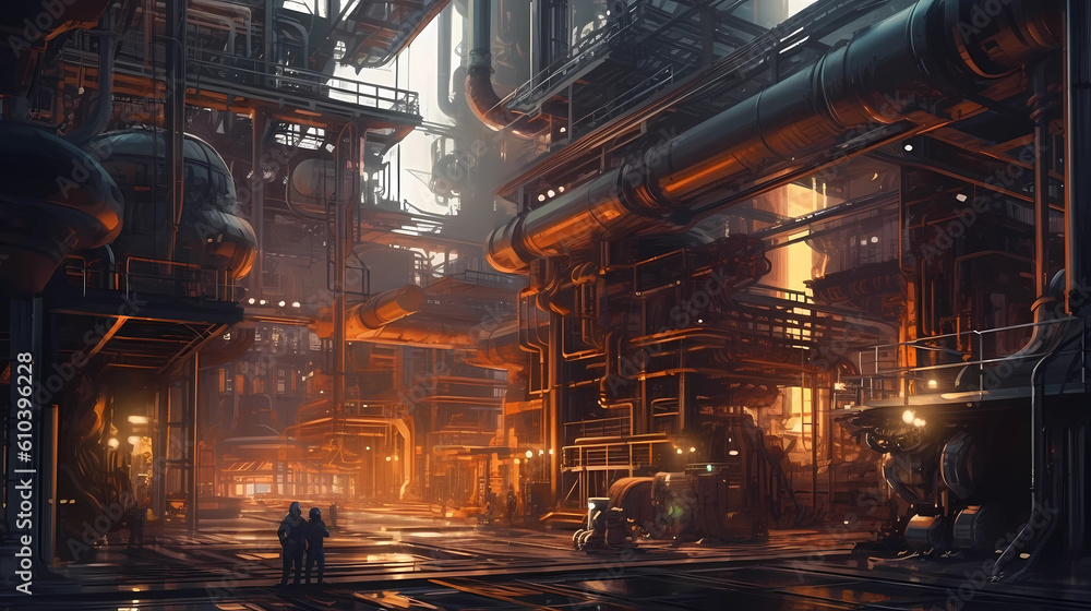 Refinery industry engineer are working and discussing at front oil and gas industrial factory,Oil refinery plant for industry Refinery industry engineer are working and discussing at front oil and gas industrial factory,Oil refinery plant for industry