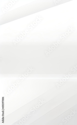 Wallpaper Mural White and gray color tone smooth wavy curvy lines abstract background. Torontodigital.ca