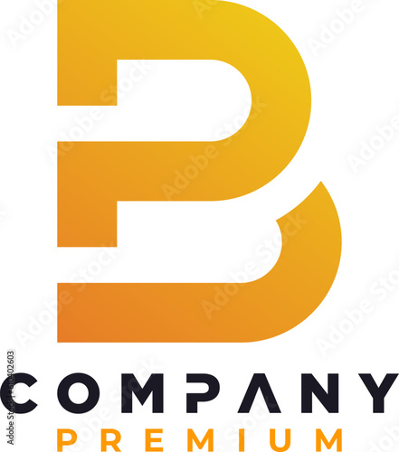 real estate logo hotel premium b building