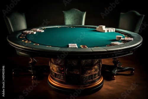 Whispers of Fortune: An Intimate Gathering at the Poker Table, Generative AI