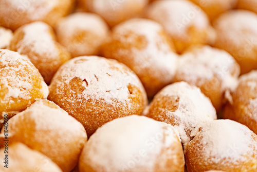 Buñuelos rellenos de Pastelería