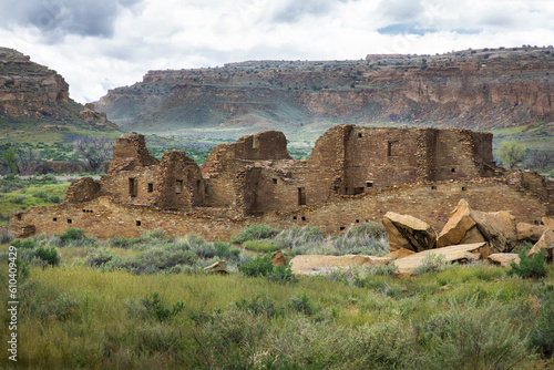 Pueblo Ruins in Chaco Culture National Historical Park