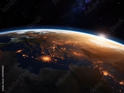 Glimpse of Our Home Planet: Earth from Space