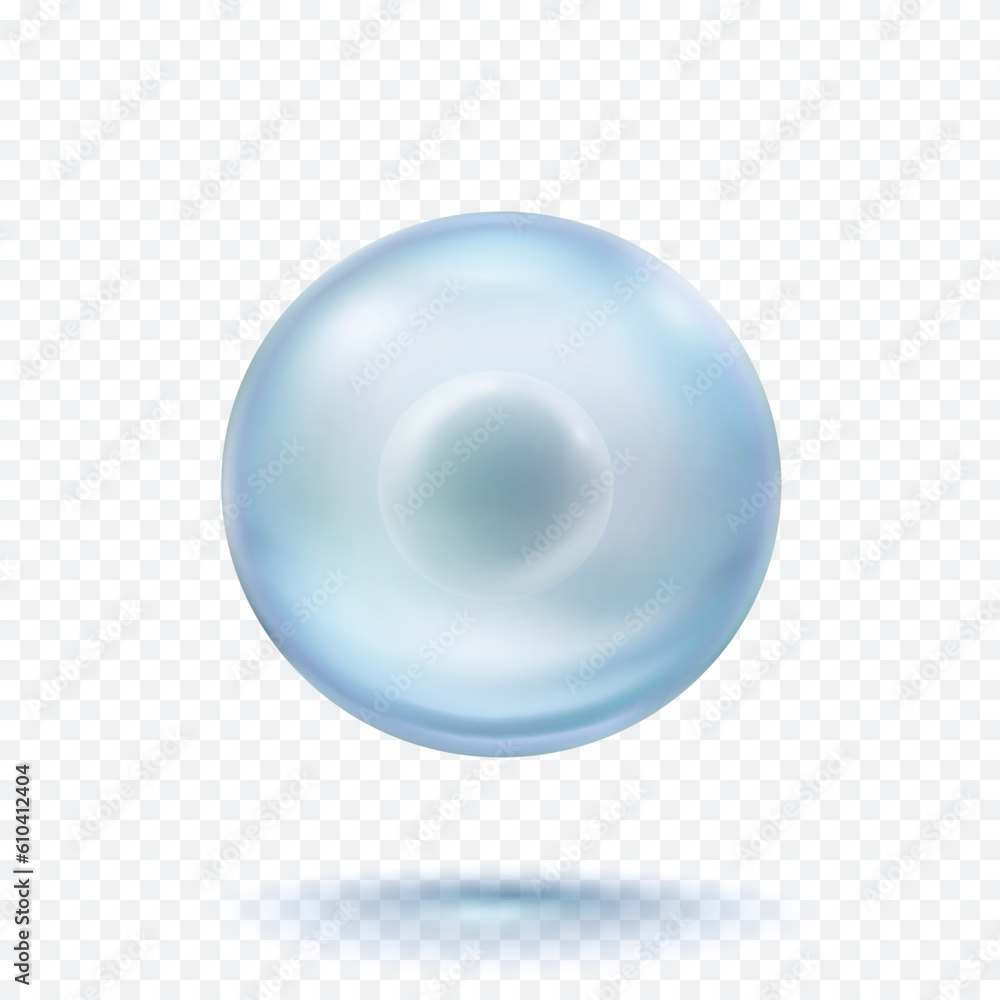 Cell isolated on transparent background. Realistic vector reproduction ...