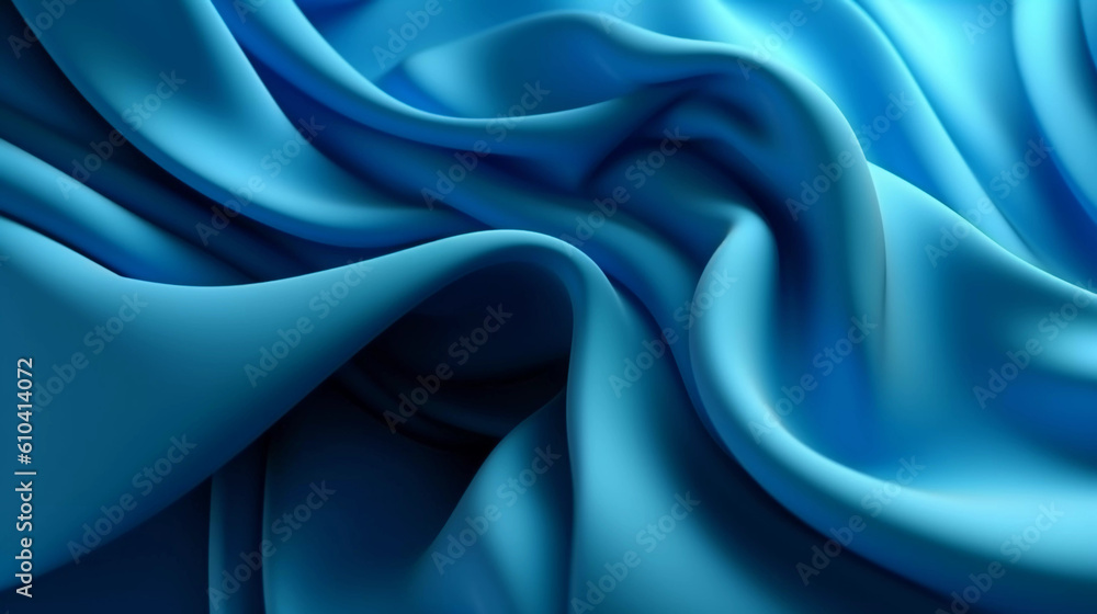 Fototapeta premium blue satin background