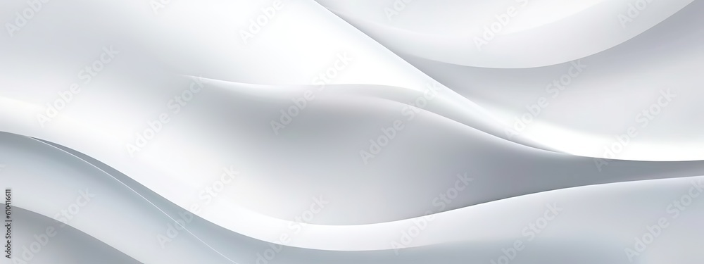 Abstract white and gray background for presentation and design with dynamic wavy lines, template for business banner Abstract white and gray background for presentation and design with dynamic wavy lines, template for business banner