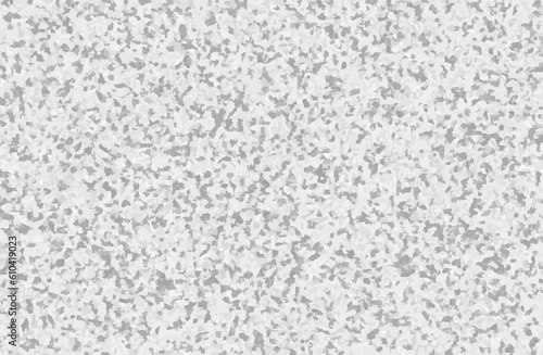 Christmas illustration with white blurred and clear snowflakes on gray background. White wallpaper.