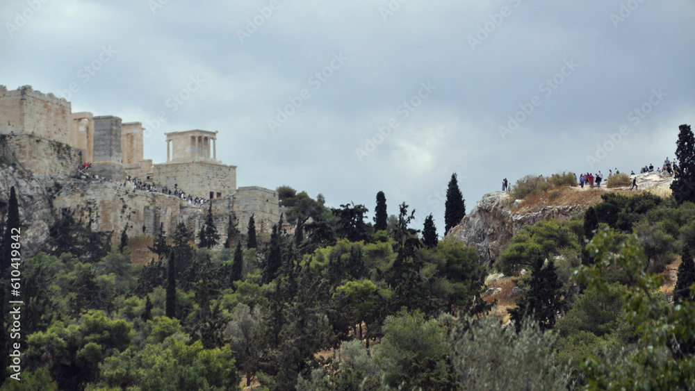 Areópago y Acrópolis de Atenas