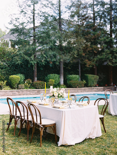 wedding table setting