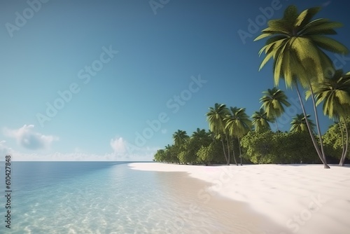 Maldives romantic holiday destination   generative artificial intelligence 