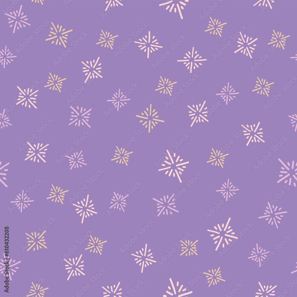 This Textured Pattern Features Stars of Line Art Twinkling on a Soft Purple Background Creating a Lovely Coordinating Design Option This Textured Pattern Features Stars of Line Art Twinkling on a Soft Purple Background Creating a Lovely Coordinating Design Option