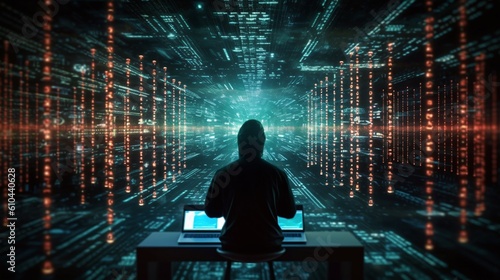 A Hacker goes deep into the matrix. Systematic hacking. Generative AI.