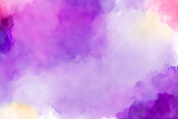 Watercolor abstract purple background. Created with Generative AI technology.