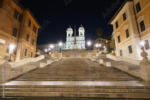 Spanish Steps at Piazza di Spagna in Rome, Italy