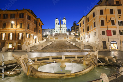 Spanish Steps at Piazza di Spagna in Rome, Italy