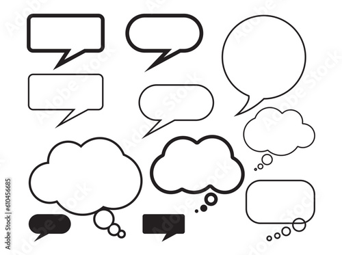 call out and speech icon vector, communication sign