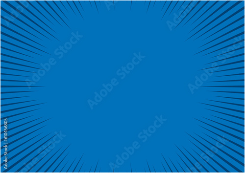 コミックをイメージした集中線