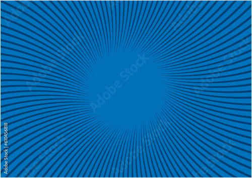 コミックをイメージした集中線