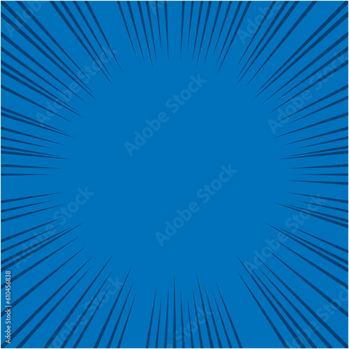 コミックをイメージした集中線