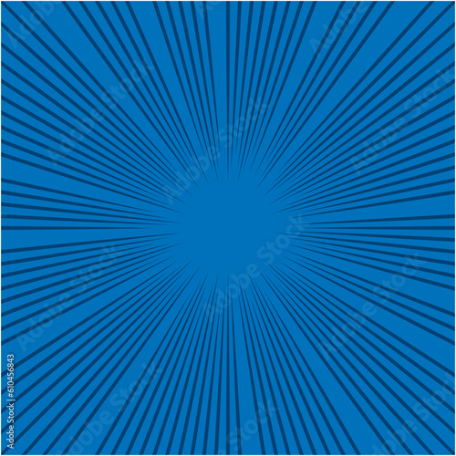 コミックをイメージした集中線