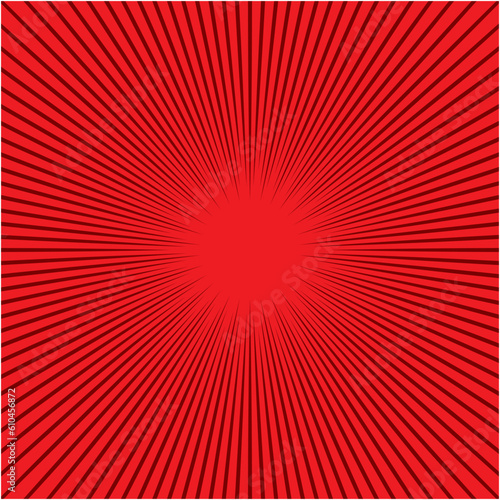 コミックをイメージした集中線