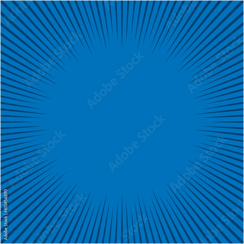 コミックをイメージした集中線