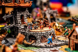 fantasy castle tower ruins scene of a roleplaying game tabletop game