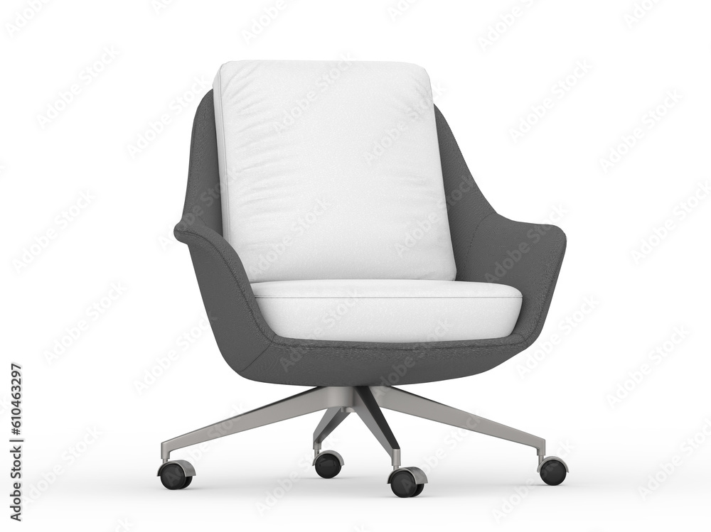 Isolated 3D armchair scene creator rendering for interior design or decoration projects. Isolated 3D armchair scene creator rendering for interior design or decoration projects.
