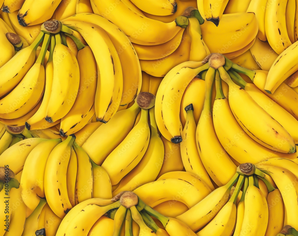 bunch of bananas Pattern background