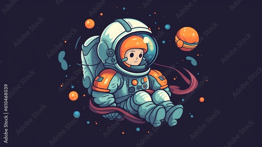 astronauta no espaço astronauta no espaço