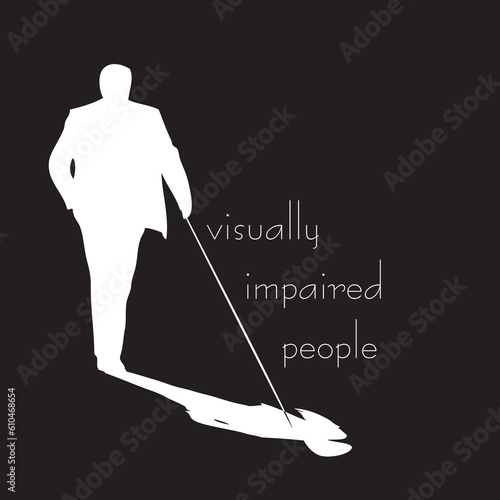 Visually impaired people