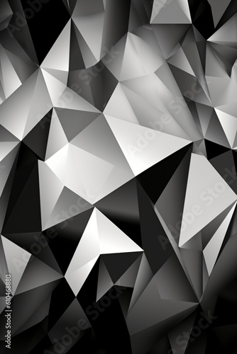  Abstrakter moderner Polygon Hintergrund - mit KI erstellt