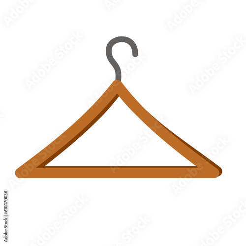 wooden coat hanger