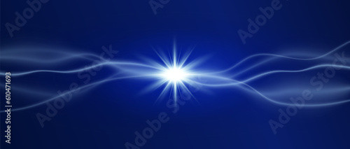 blue ray light background