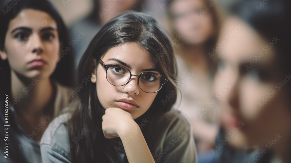 teenage girls and boys, bad mood anger and hate, upset and disappointed or arrogance or unfriendly loud behavior, teens with friends teenage girls and boys, bad mood anger and hate, upset and disappointed or arrogance or unfriendly loud behavior, teens with friends
