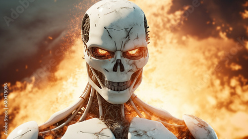 at war, robot humanoid andr...