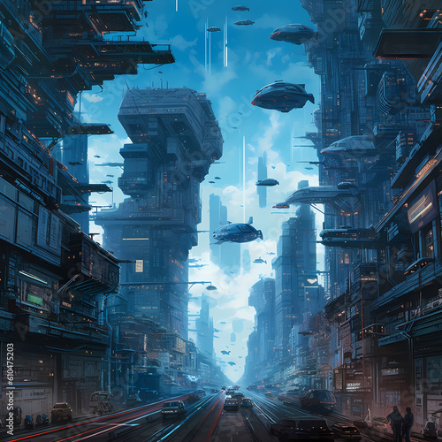 Cyberpunk cities